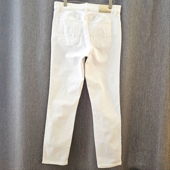 Lilly Pulitzer South Ocean High-Rise Skinny Jeans Resort White - Picture 4 of 16